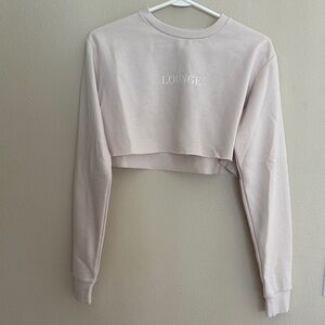 Lounge Apparel Light Pink Crop Top S NWT